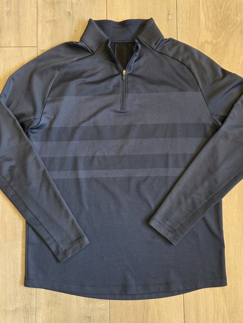 Nike Dri-FIT Vapor 1/4 Zip Golf Performance Pullover Mens L Navy Blue